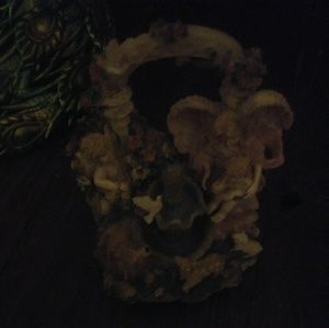 Flower garden water fountain